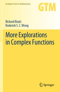 Enlarge image Cover: More Explorations in Complex Functions - Springer