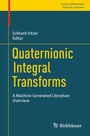 Cover: Quaternionic Integral Transforms - Birkhäuser