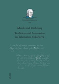 Cover: Musik und Dichtung - Georg Olms Verlag