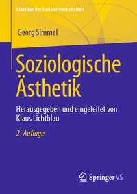 Abbildung von: Soziologische Ästhetik - Springer VS