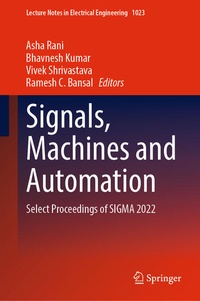Enlarge image Cover: Signals, Machines and Automation - Springer