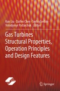 Cover: Gas Turbines Structural Properties, Operation Principles and Design Features - Springer