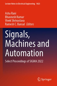 Enlarge image Cover: Signals, Machines and Automation - Springer