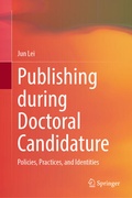 Cover: Publishing during Doctoral Candidature - Springer