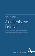 Cover: Akademische Freiheit - Karl Alber Verlag