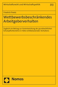 Abbildung von: Wettbewerbsbeschränkendes Arbeitgeberverhalten - Nomos