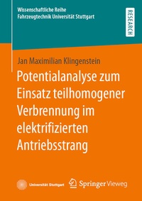 Abbildung von: Potentialanalyse zum Einsatz teilhomogener Verbrennung im elektrifizierten Antriebsstrang - Springer Vieweg