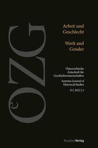 Abbildung von: Österreichische Zeitschrift für Geschichtswissenschaften 33/3/2022 - Studien Verlag