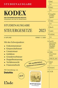 Abbildung von: KODEX Studienausgabe Steuergesetze 2023 - Linde