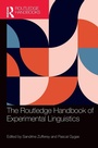 Cover: The Routledge Handbook of Experimental Linguistics - Routledge