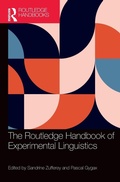 Cover: The Routledge Handbook of Experimental Linguistics - Routledge