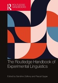 Cover: The Routledge Handbook of Experimental Linguistics - Routledge