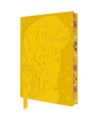 Abbildung von: Exquisit Premium Notizbuch DIN A5: Gustav Klimt, Der Kuss - Flame Tree Publishing