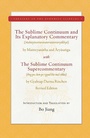 Cover: The Sublime Continuum and Its Explanatory Commentary - Simon + Schuster LLC
