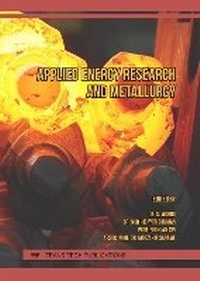 Enlarge image Cover: Applied Energy Research and Metallurgy - Trans Tech Publications Ltd