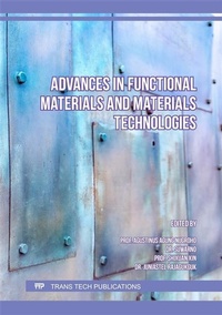Abbildung von: Advances in Functional Materials and Materials Technologies - Trans Tech Publications Ltd