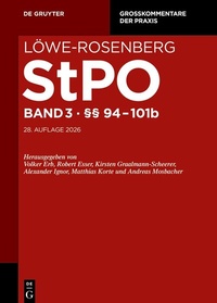 Abbildung von: §§ 94-101b - De Gruyter