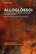 Cover: Allogl?&macr;ssoi - De Gruyter