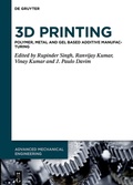 Cover: 3D Printing - De Gruyter