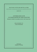 Cover: Anthologie zur 'Unterscheidung der Geister' - De Gruyter Akademie Forschung