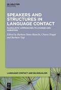 Abbildung von: Speakers and Structures in Language Contact - De Gruyter Mouton