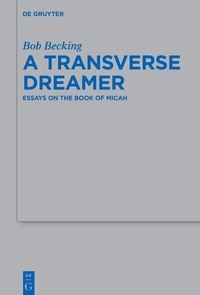 Abbildung von: A Transverse Dreamer - De Gruyter