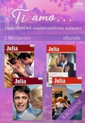Cover: Ti amo... Hei&szlig;e Flirts mit unwiderstehlichen Italienern (2 Miniserien) - CORA Verlag