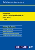 Cover: Beschl&uuml;sse der Gesellschafter einer GmbH - HDS