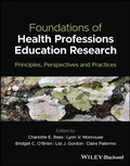 Cover: Foundations of Health Professions Education Research - Wiley