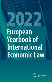 Abbildung von: European Yearbook of International Economic Law 2022 - Springer
