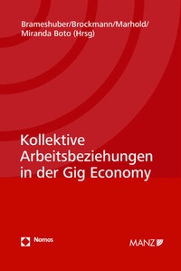 Abbildung von: Kollektive Arbeitsbeziehungen in der Gig Economy - Nomos