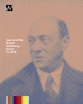 Cover: Journal of the Arnold Sch&ouml;nberg Center - edition text + kritik