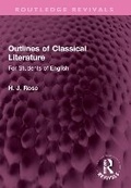 Cover: Outlines of Classical Literature - Routledge