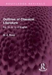 Enlarge image Cover: Outlines of Classical Literature - Routledge
