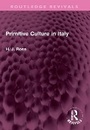 Cover: Primitive Culture in Italy - Routledge