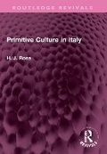 Cover: Primitive Culture in Italy - Routledge
