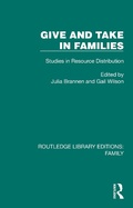 Cover: Give and Take in Families - Routledge