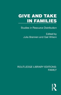Abbildung von: Give and Take in Families - Routledge