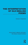 Cover: The Interpretation of Old English Poems - Routledge