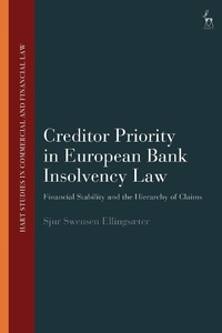 Abbildung von: Creditor Priority in European Bank Insolvency Law - Hart Publishing