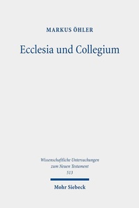 Abbildung von: Ecclesia und Collegium - Mohr Siebeck