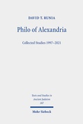 Cover: Philo of Alexandria - Mohr Siebeck