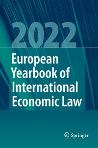 Abbildung von: European Yearbook of International Economic Law 2022 - Springer