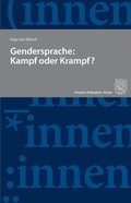 Cover: Gendersprache: Kampf oder Krampf? - Duncker & Humblot