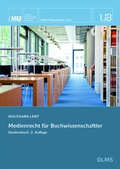 Cover: Medienrecht f&uuml;r Buchwissenschaftler - Georg Olms Verlag