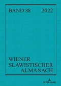 Cover: Wiener Slawistischer Almanach Band 88/2022 - Peter Lang Verlag