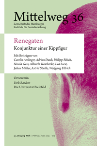 Abbildung von: Renegaten. Konjunktur einer Kippfigur - Hamburger Edition