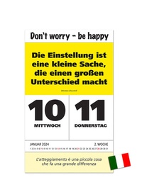 Abbildung von: IMPULS-Zwei-(2)Tagesspruch-Kalender 2024 - DOPPIO - Impuls-Kalender GmbH
