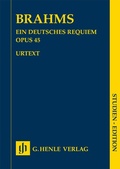 Cover: Johannes Brahms - Ein deutsches Requiem op. 45 - Henle, G&uuml;nter