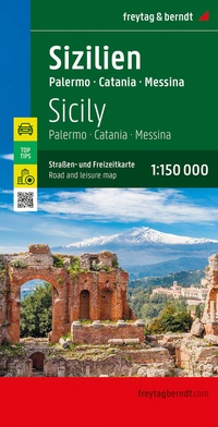 Abbildung von: Sizilien, Straßen- und Freizeitkarte 1:150.000, freytag & berndt - Freytag-Berndt und ARTARIA
